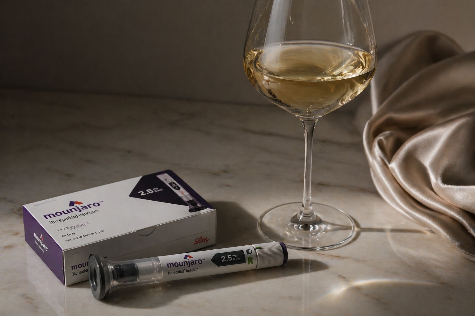 Canetinhas emagrecedoras vs. vinho